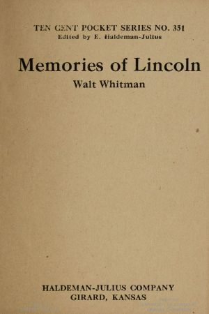 [Gutenberg 60505] • Memories of Lincoln